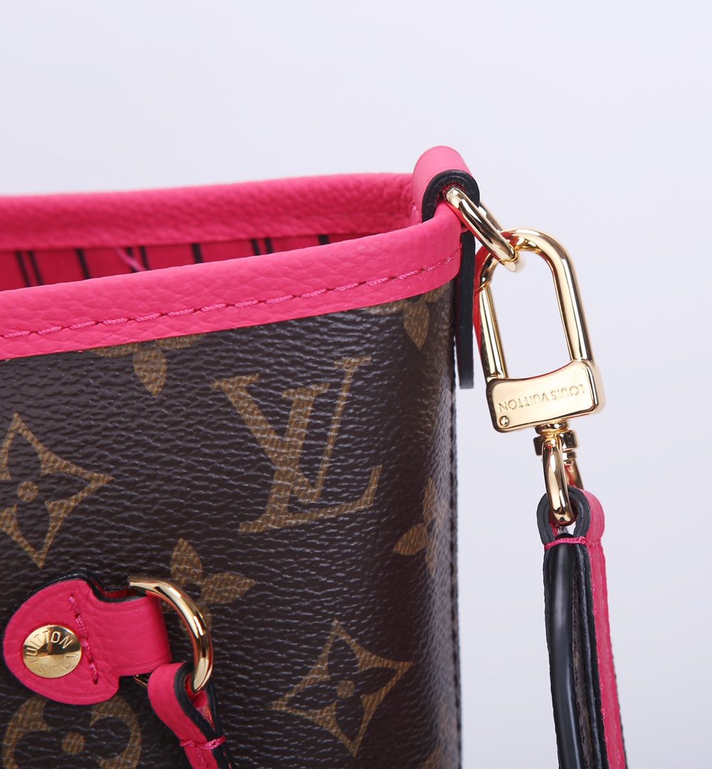 1:1 Replica Louis Vuitton LV Neverfull Bandoulière Inside Out MM Monogram Luxury Women Bag M12707 31cm/ 12.2in