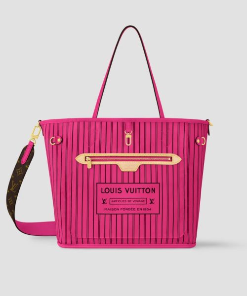 1:1 Replica Louis Vuitton LV Neverfull Bandoulière Inside Out MM Monogram Luxury Women Bag M12707 31cm/ 12.2in