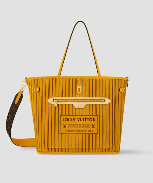 1:1 Replica Louis Vuitton LV Neverfull Bandoulière Inside Out MM Monogram Luxury Women Bag M12779 31cm/ 12.2in