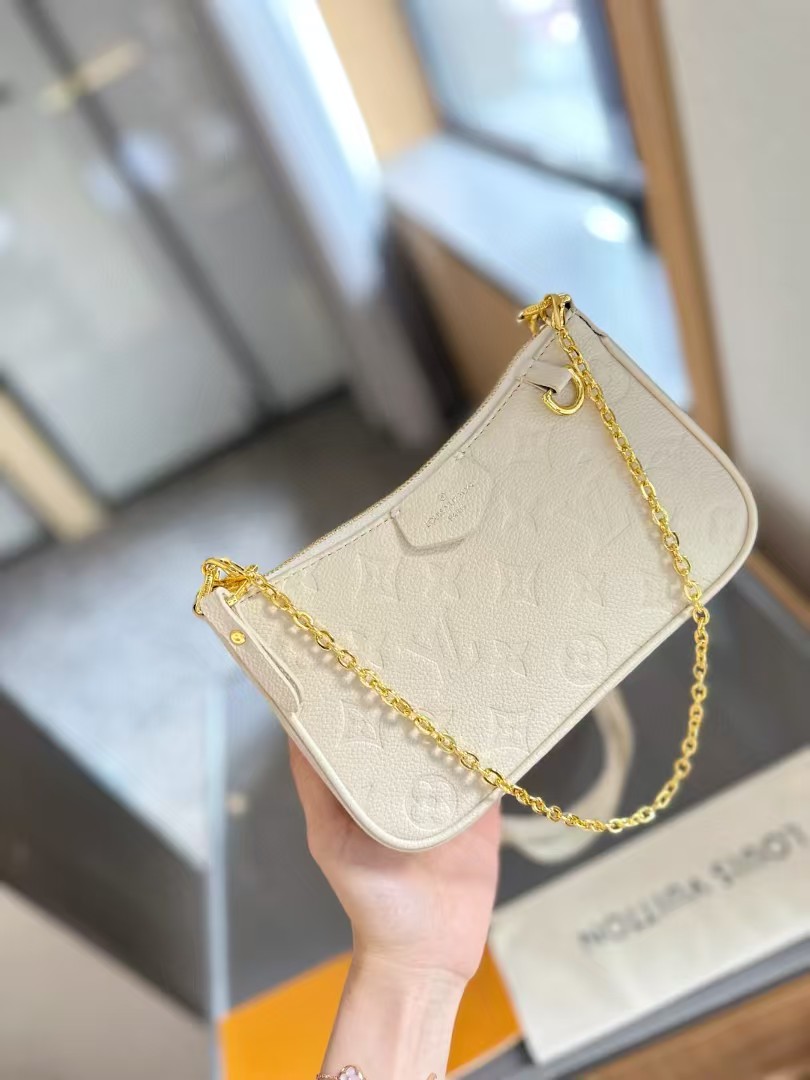 1:1 Replica Louis Vuitton LV Easy Pouch On Strap Monogram Empreinte Luxury Women Bag M81066 - Image 2