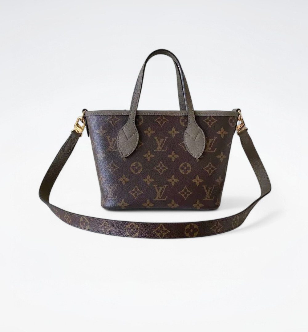 1:1 Replica Louis Vuitton LV Neverfull Bandoulière Inside Out BB Monogram Luxury Women Bag M12109 24cm