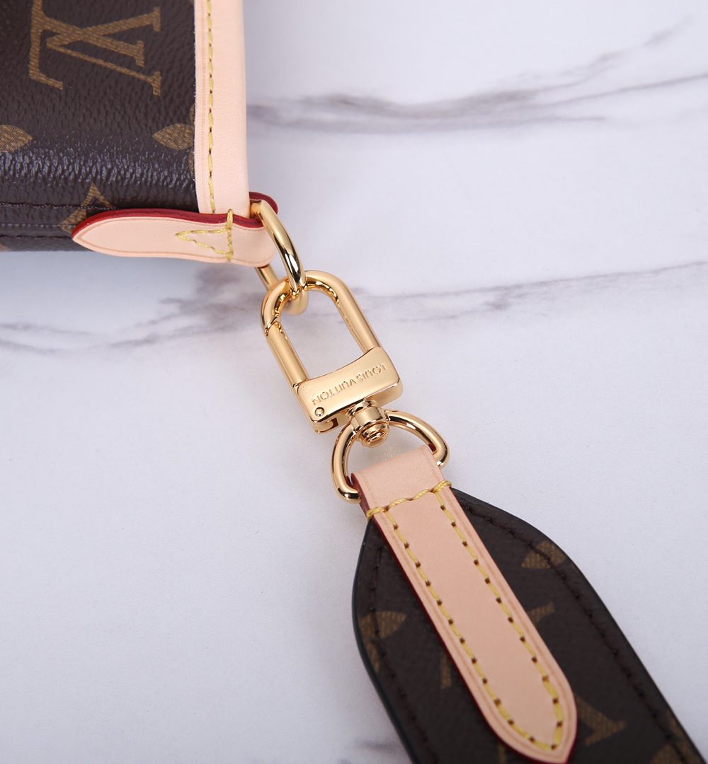 1:1 Replica Louis Vuitton LV Neverfull Bandoulière Inside Out MM Monogram Luxury Women Bag M12096 31cm/ 12.2in