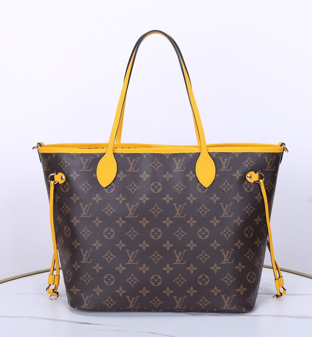 1:1 Replica Louis Vuitton LV Neverfull Bandoulière Inside Out MM Monogram Luxury Women Bag M12779 31cm/ 12.2in