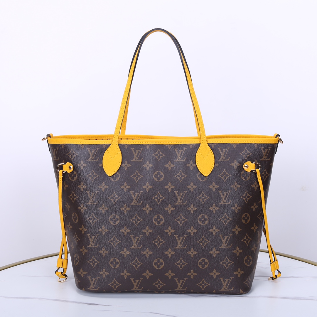 1:1 Replica Louis Vuitton LV Neverfull Bandoulière Inside Out MM Monogram Luxury Women Bag M12779 31cm/ 12.2in - Image 11