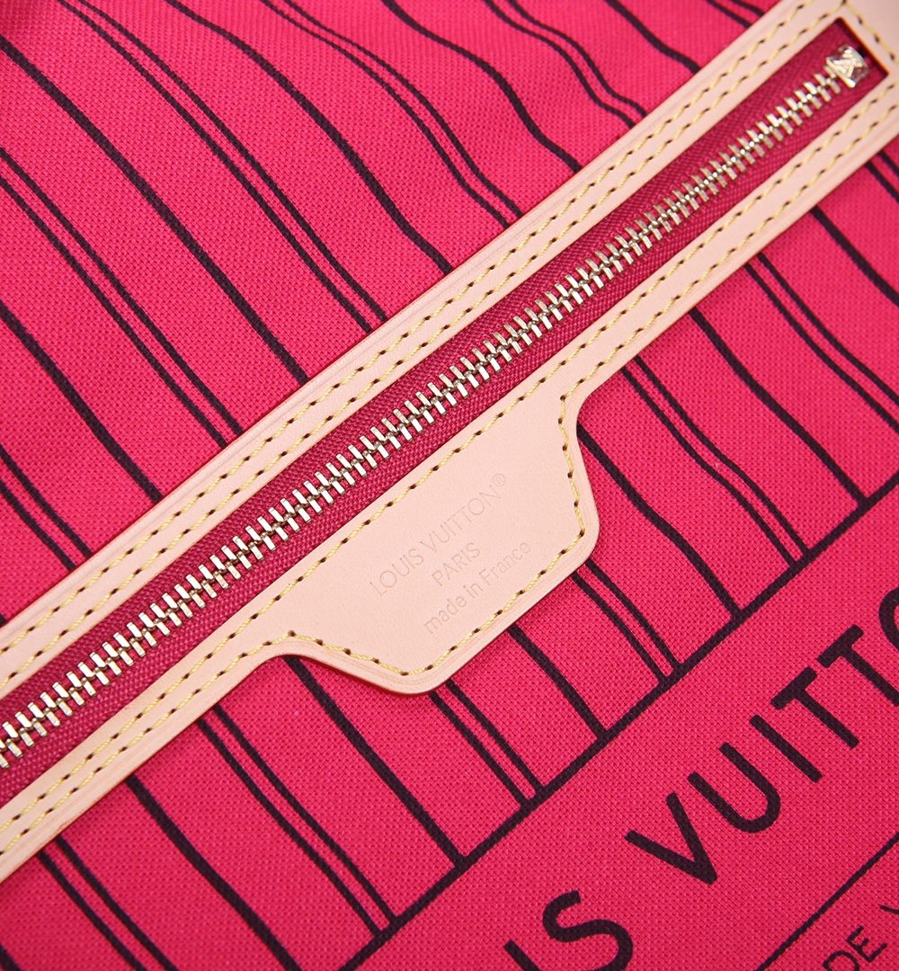 1:1 Replica Louis Vuitton LV Neverfull Bandoulière Inside Out MM Monogram Luxury Women Bag M12707 31cm/ 12.2in