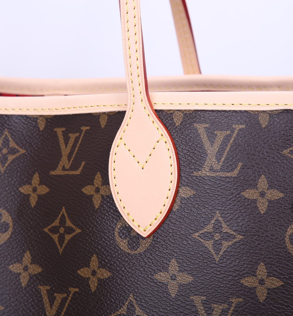 1:1 Replica Louis Vuitton LV Neverfull Bandoulière Inside Out MM Monogram Luxury Women Bag M12096 31cm/ 12.2in