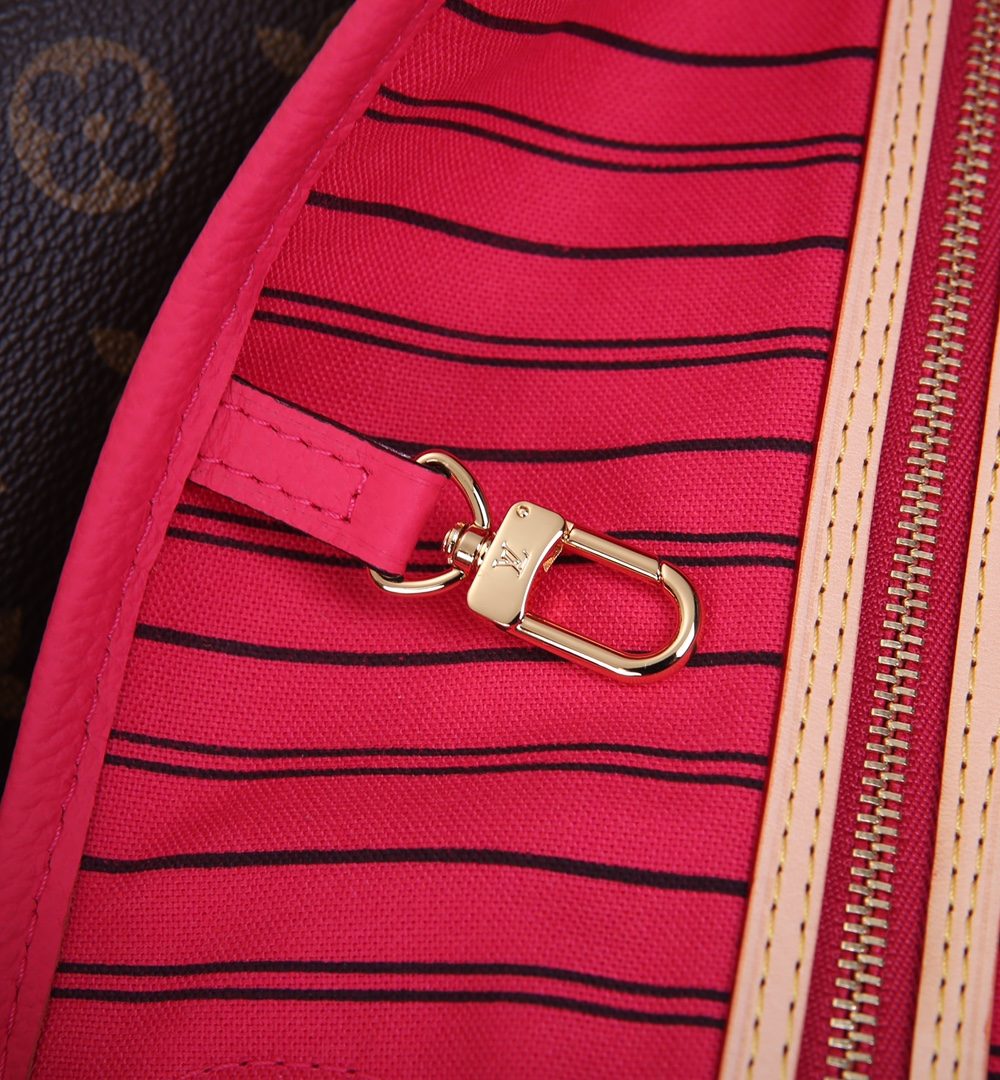 1:1 Replica Louis Vuitton LV Neverfull Bandoulière Inside Out MM Monogram Luxury Women Bag M12707 31cm/ 12.2in