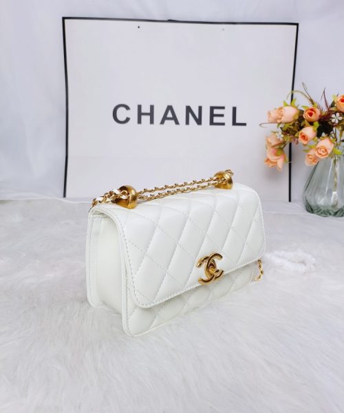 [REP 1:1] Chanel 21 White luxury Bag  For Women, Women's Bags 22cm