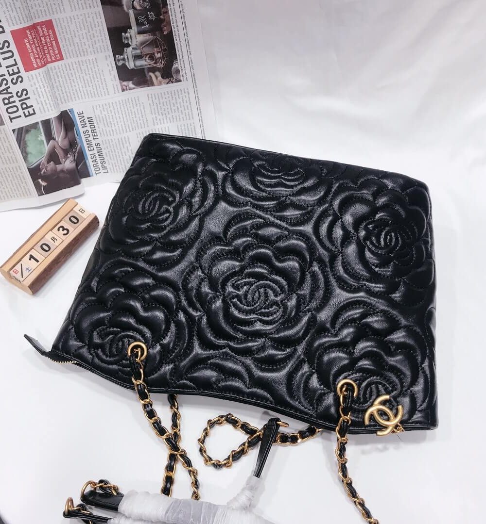 [REP 1:1] Chanel New Style Camelia genuine leather shoulder crossbody bag luxury Bag  For Women, Women's Bags 32cm