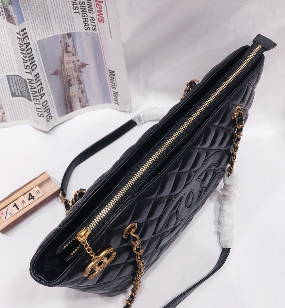 [REP 1:1] Chanel CF2 Series Sheep Leather Tote Bag luxury Bag  For Women, Women's Bags 32cm