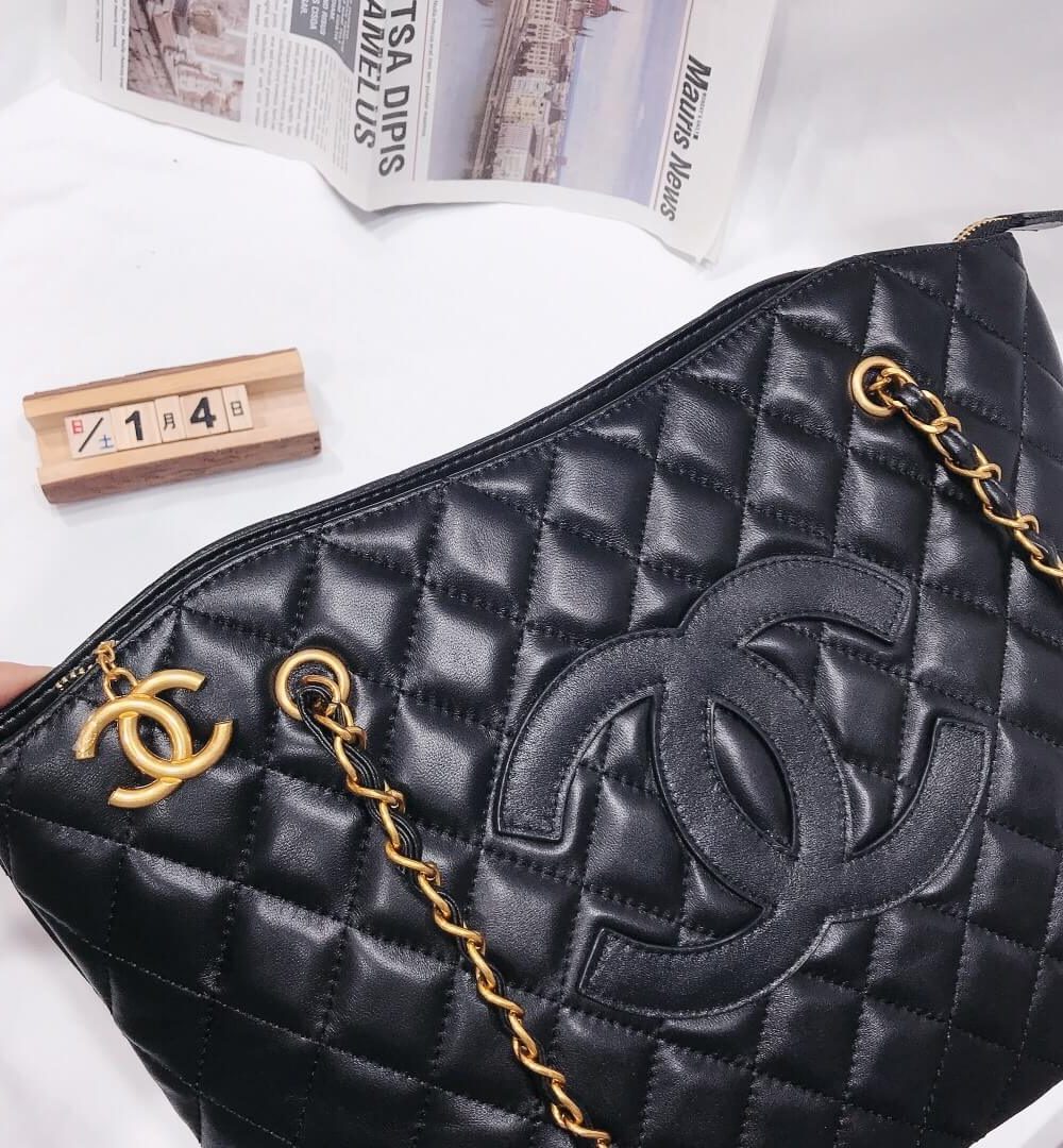 [REP 1:1] Chanel CF2 Series Sheep Leather Tote Bag luxury Bag  For Women, Women's Bags 32cm