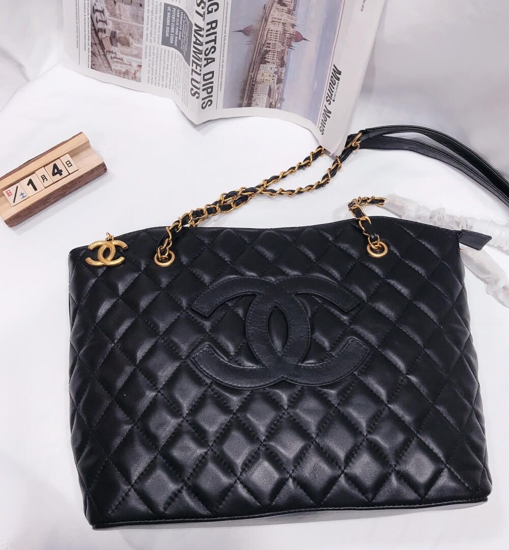 [REP 1:1] Chanel CF2 Series Sheep Leather Tote Bag luxury Bag  For Women, Women's Bags 32cm