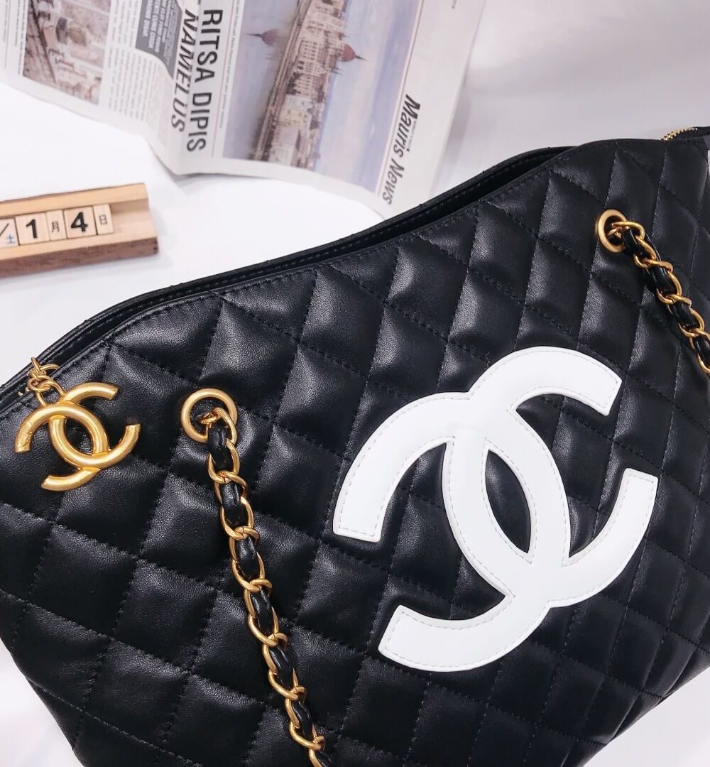 [REP 1:1] Chanel CF1 Series Sheep Leather Tote Bag luxury Bag  For Women, Women's Bags 32cm