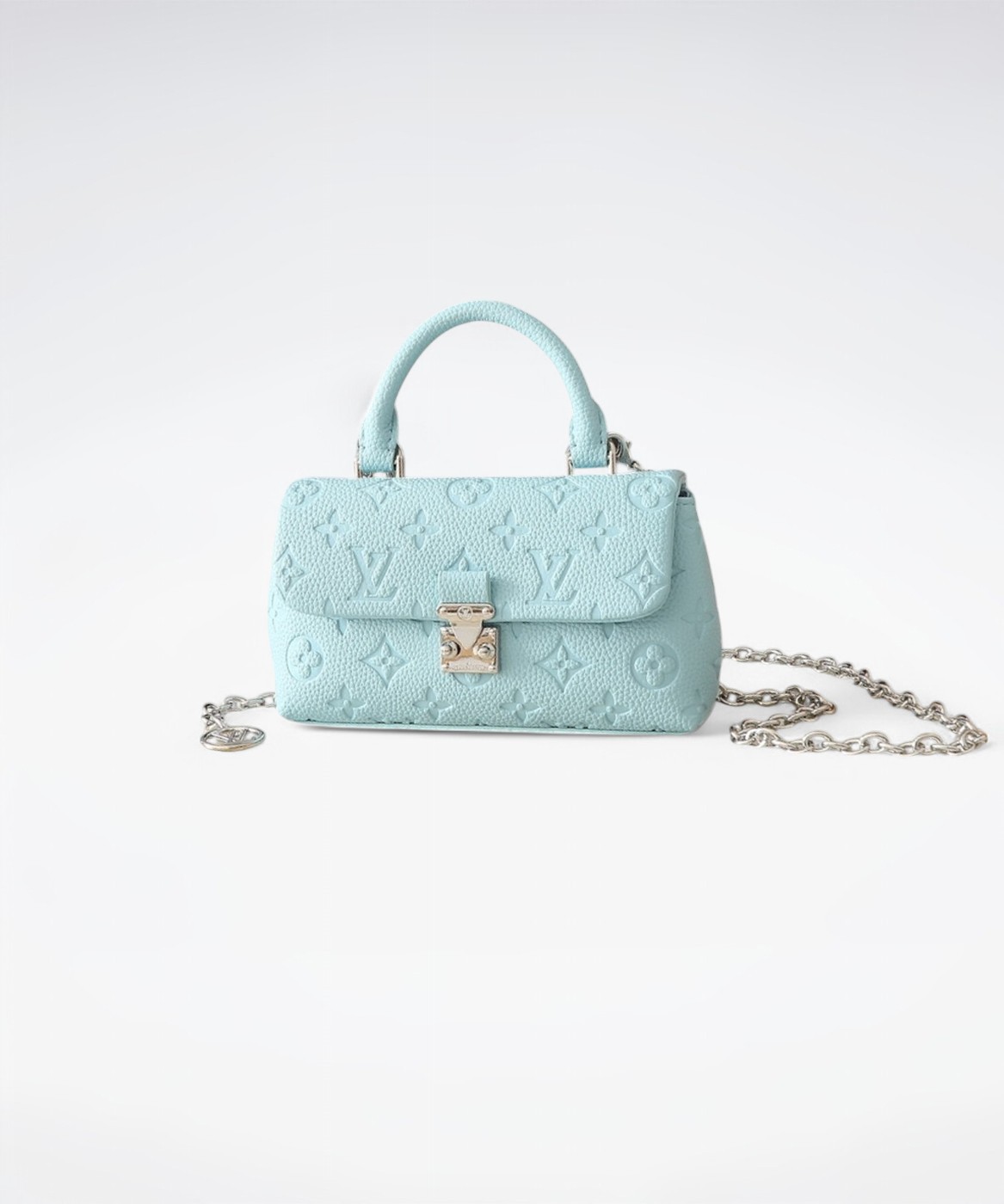 1:1 Replica Louis Vuitton LV Nano Madeleine Bicolor Monogram Empreinte Leather Luxury Bag For Women M12211 - 21cm