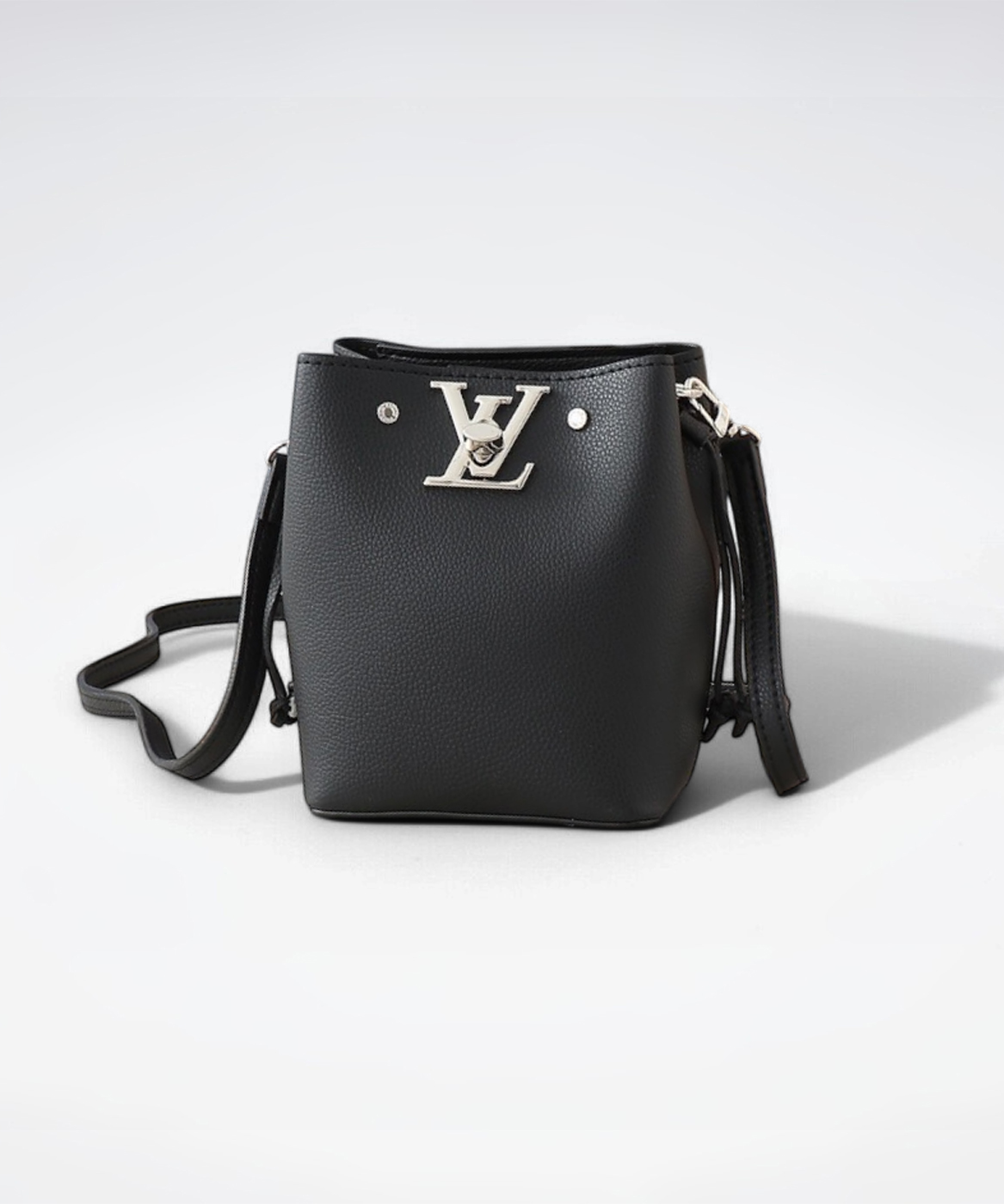 1:1 Replica Louis Vuitton LV NANO LOCKME BUCKET Black Luxury Bag For Women M68709 - 16 cm