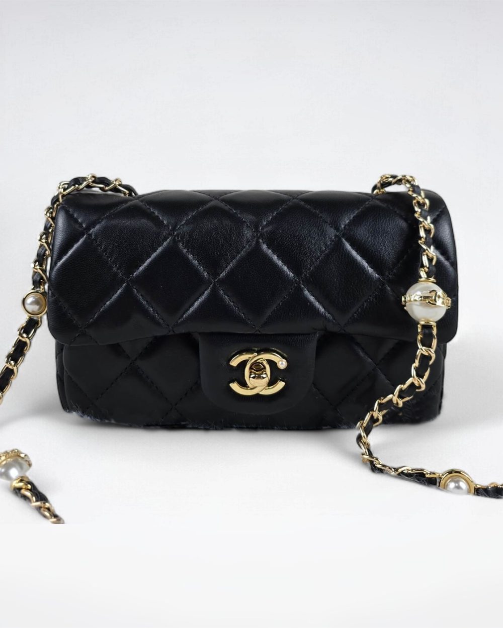 [REP 1:1] Chanel Mini Love Flap Bag Black luxury Bag For Women, Women’s Bags 20cm