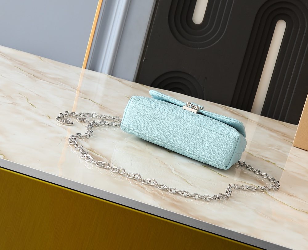 1:1 Replica Louis Vuitton LV Nano Madeleine Bicolor Monogram Empreinte Leather Luxury Bag For Women M12211  - 21cm