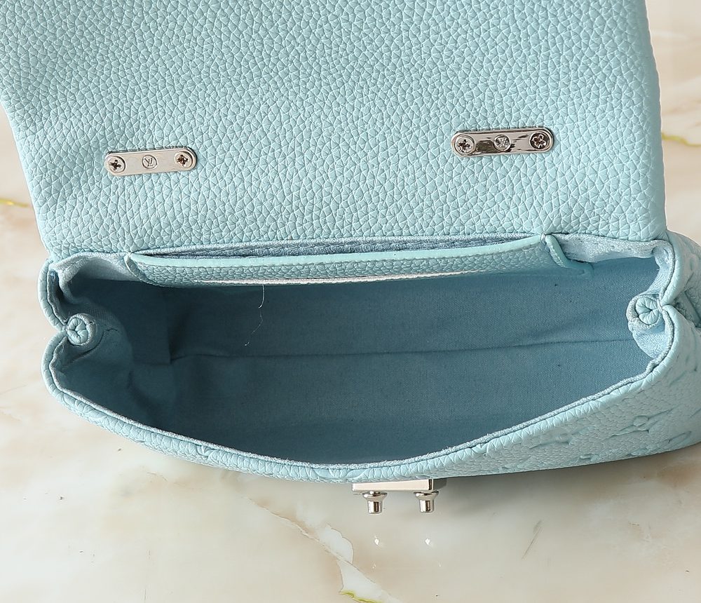 1:1 Replica Louis Vuitton LV Nano Madeleine Bicolor Monogram Empreinte Leather Luxury Bag For Women M12211  - 21cm