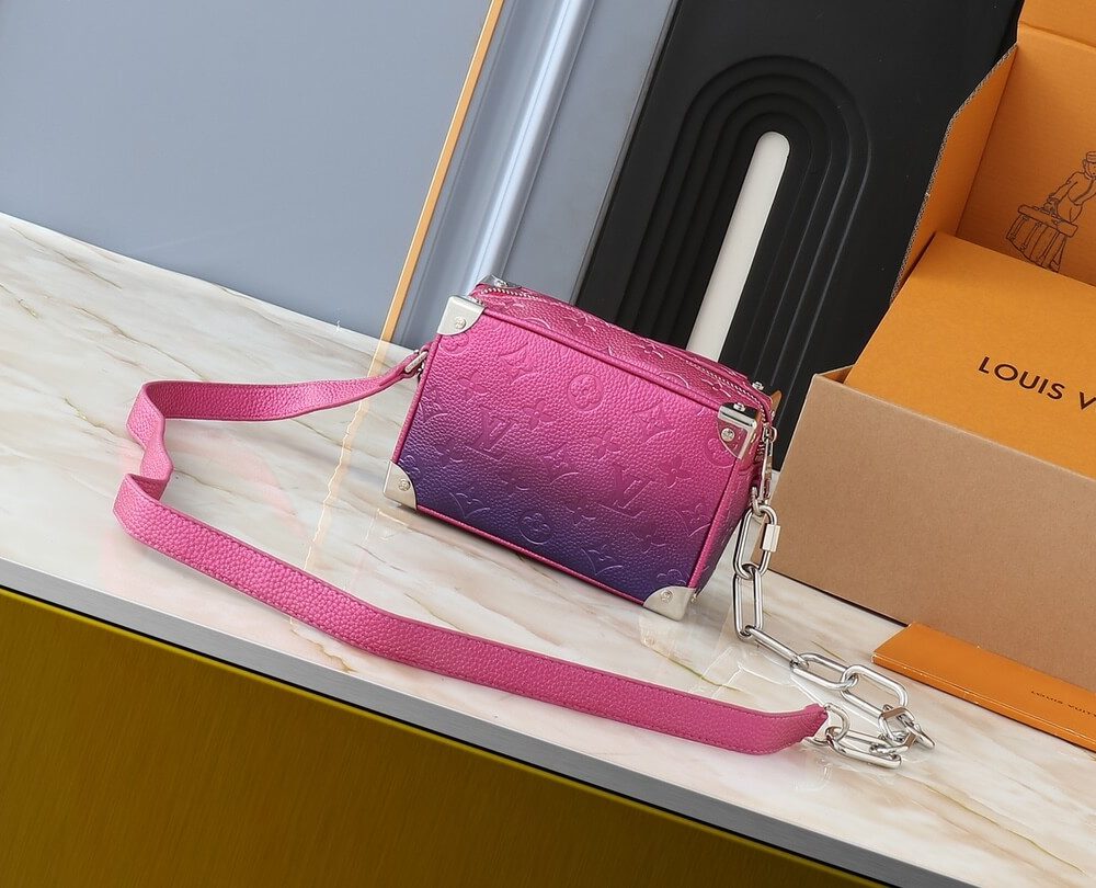 1:1 Replica Louis Vuitton LV Soft Trunk Taurillon Monogram 5 Luxury Bag For Women M57702 M44480 M68906 M44735 - 18.5 cm