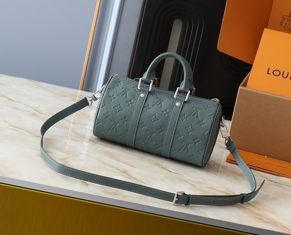 1:1 Replica Louis Vuitton LV Keepall Bandouliere 25 Taurillon Monogram Luxury Bag For Women M13866 - 25 cm