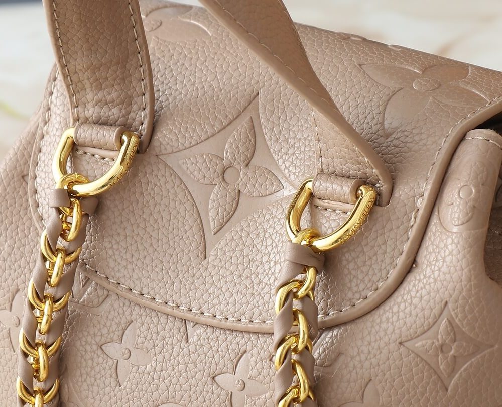 1:1 Replica Louis Vuitton LV Backup Bicolor Monogram Empreinte Leather Luxury Bag For Women - 22cm