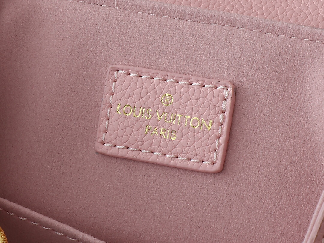 1:1 Replica Louis Vuitton LV Backup Bicolor Monogram Empreinte Leather Luxury Bag For Women M47074 - 22cm - Image 9