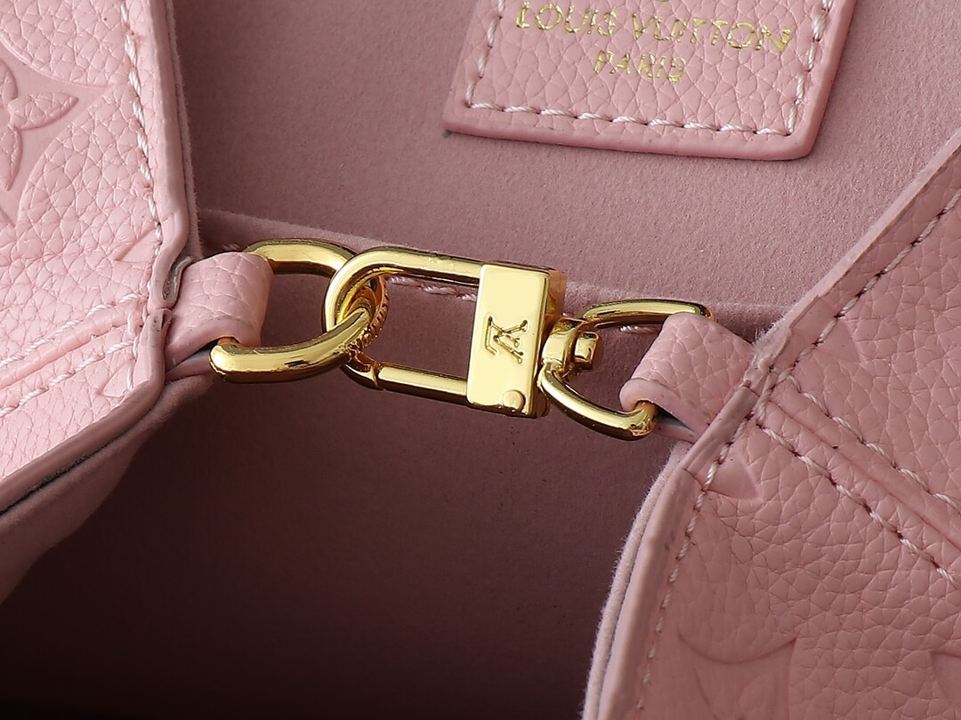 1:1 Replica Louis Vuitton LV Backup Bicolor Monogram Empreinte Leather Luxury Bag For Women M47074 - 22cm - Image 7