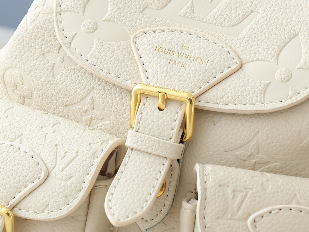 1:1 Replica Louis Vuitton LV Backup Bicolor Monogram Empreinte Leather Luxury Bag For Women M47106 - 22cm - Image 5