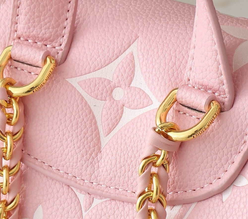 1:1 Replica Louis Vuitton LV Backup Bicolor Monogram Empreinte Leather Luxury Bag For Women M12987  - 22cm