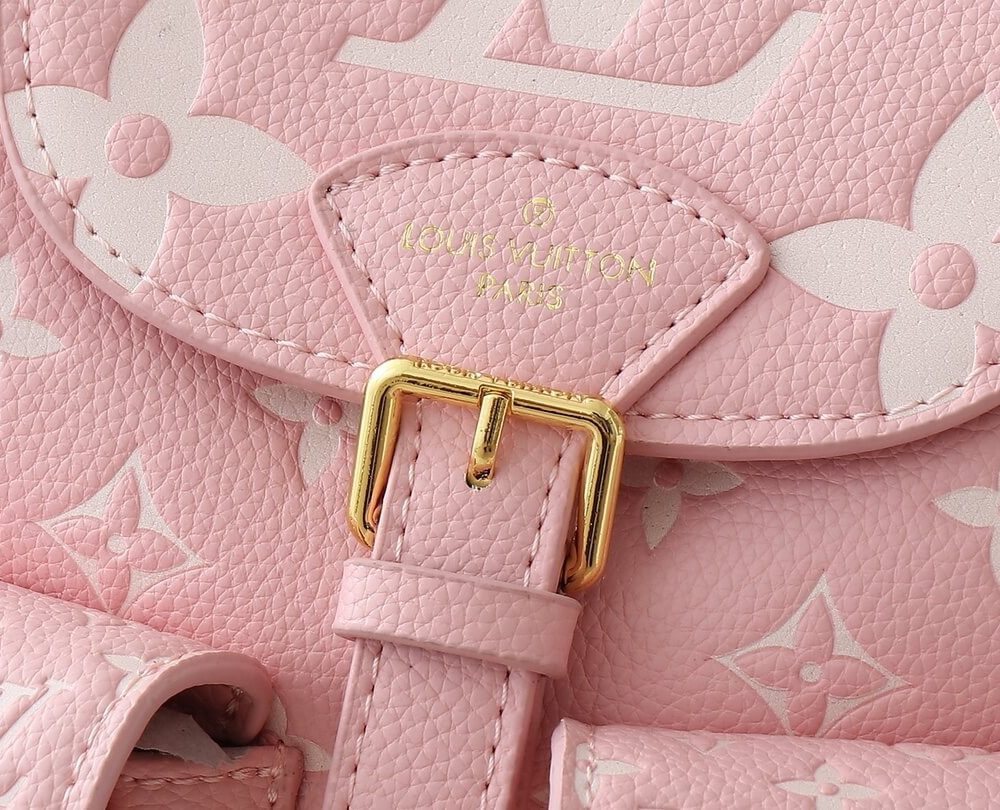 1:1 Replica Louis Vuitton LV Backup Bicolor Monogram Empreinte Leather Luxury Bag For Women M12987  - 22cm