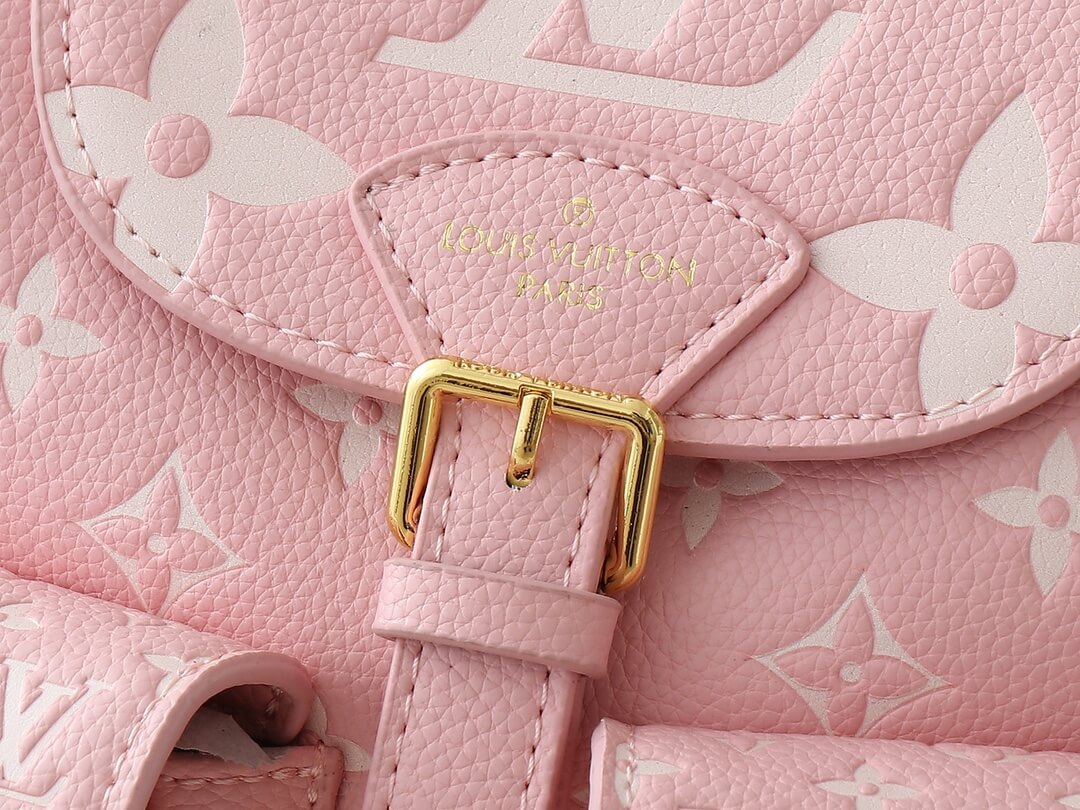 1:1 Replica Louis Vuitton LV Backup Bicolor Monogram Empreinte Leather Luxury Bag For Women M12987 - 22cm - Image 7