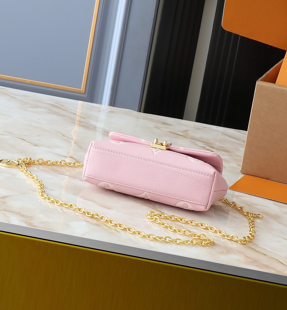 1:1 Replica Louis Vuitton LV Nano Madeleine Bicolor Monogram Empreinte Leather Luxury Bag For Women M13796  - 21cm