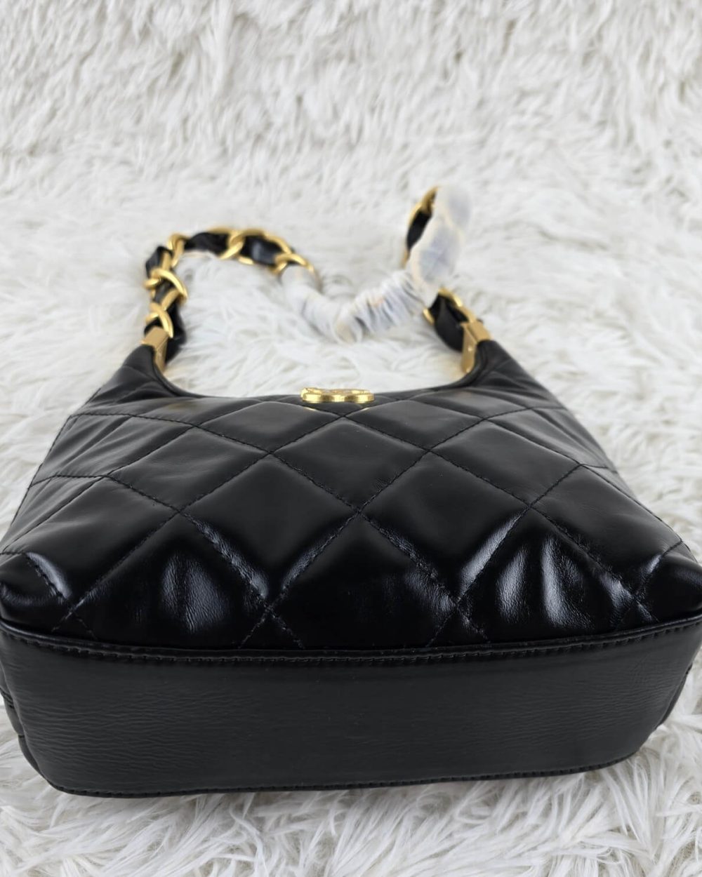 [REP 1:1] Chanel 24a Small Hobo Black Chain Bag luxury Bag  For Women, Women's Bags 20cm