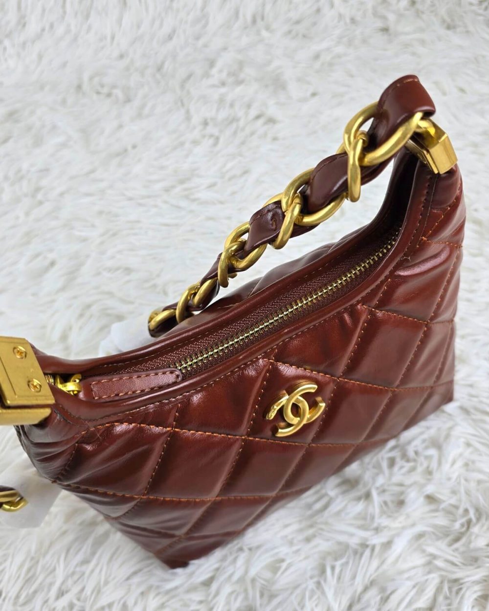 [REP 1:1] Chanel 24a Small Hobo Chain Bag luxury Bag  For Women, Women's Bags 20cm