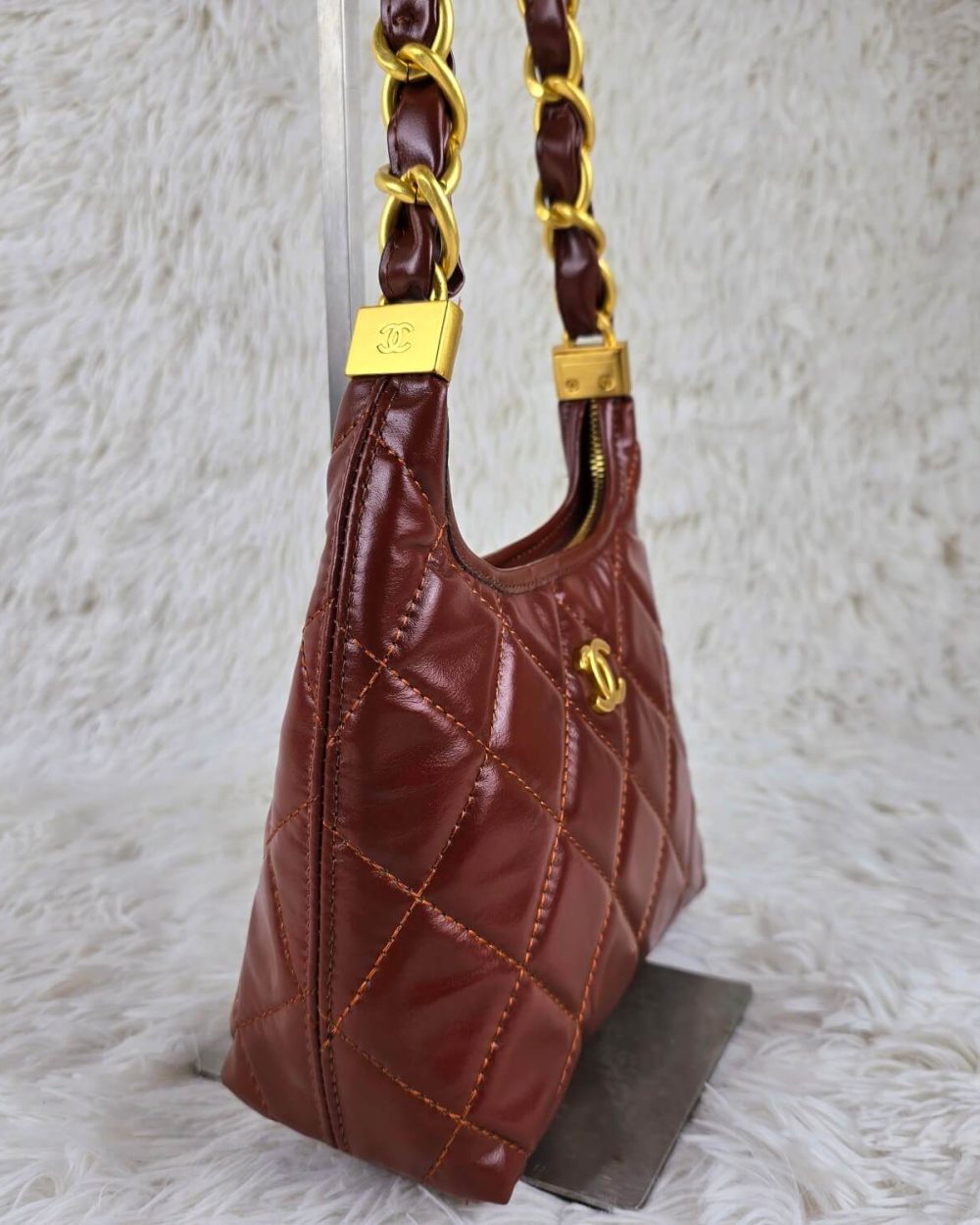 [REP 1:1] Chanel 24a Small Hobo Chain Bag luxury Bag  For Women, Women's Bags 20cm