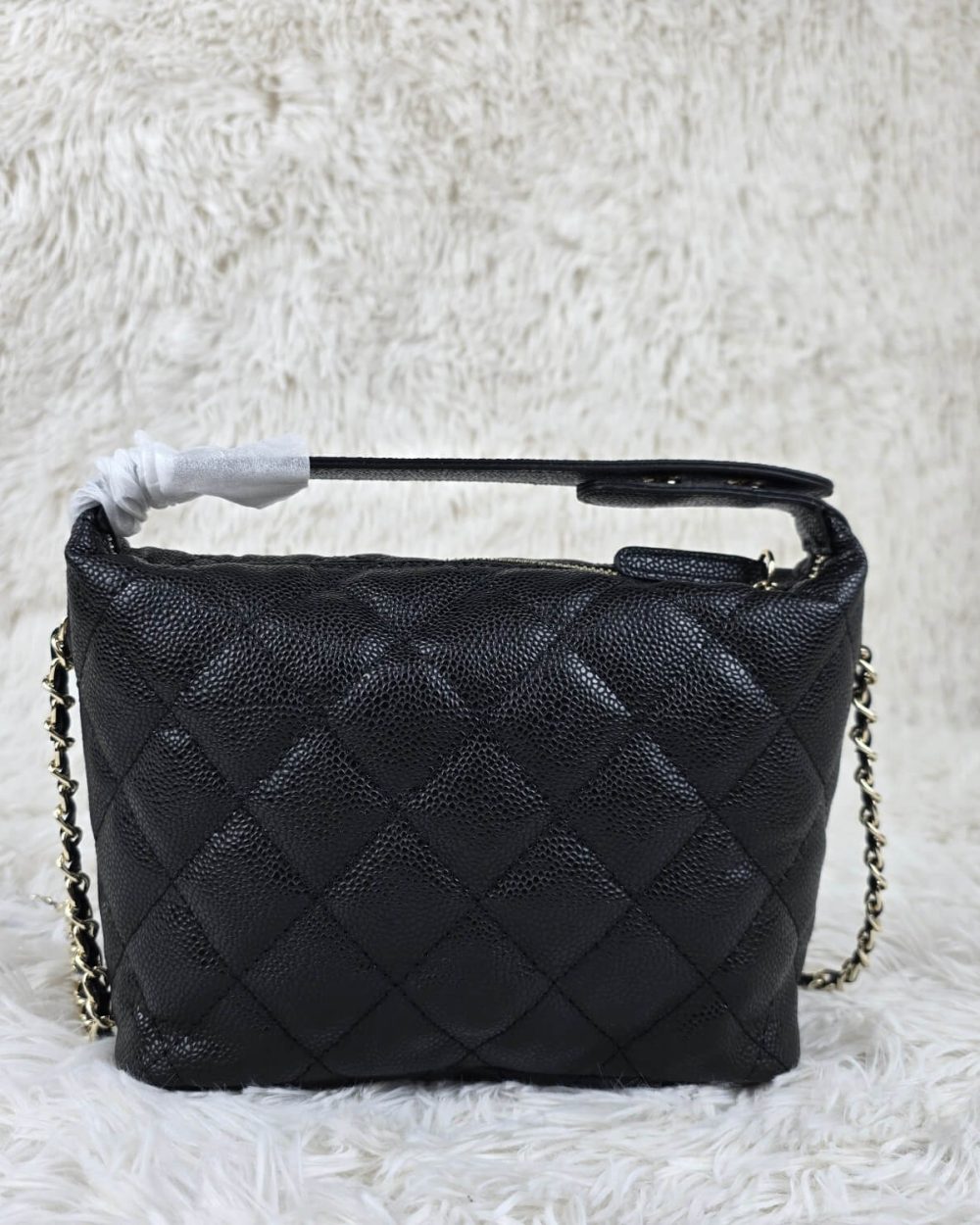 [REP 1:1] Chanel  25C lunch box bag Black luxury Bag For Women, Women’s Bags 21.5cm