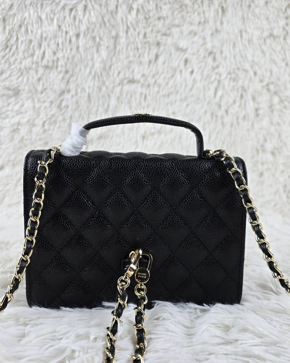 [REP 1:1] Chanel Balo Woc Black luxury Bag  For Women, Women's Bags 18cm