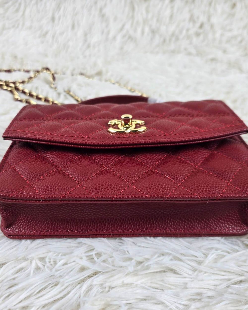 [REP 1:1] Chanel Balo Woc Red luxury Bag  For Women, Women's Bags 18cm