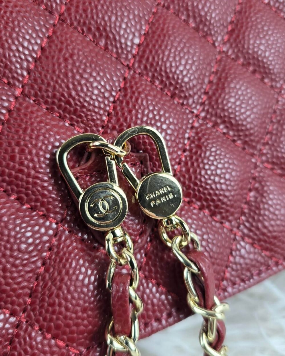 [REP 1:1] Chanel Balo Woc Red luxury Bag  For Women, Women's Bags 18cm