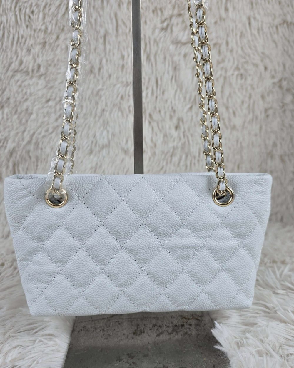 [ [REP 1:1] Chanel Small 24P White hobo luxury Bag  For Women, Women's Bags 18cm