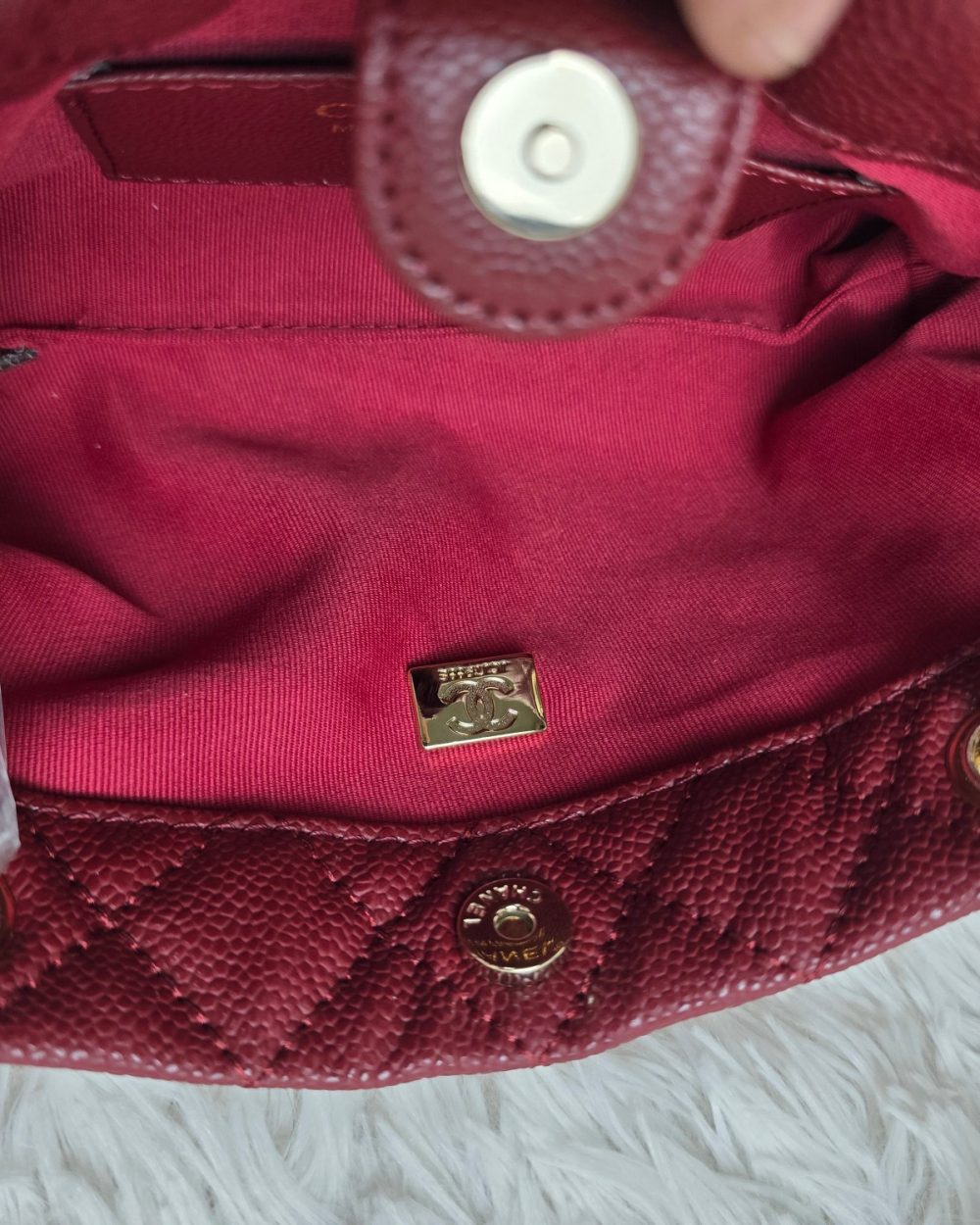 [ [REP 1:1] Chanel Small 24P Red hobo luxury Bag  For Women, Women's Bags 18cm