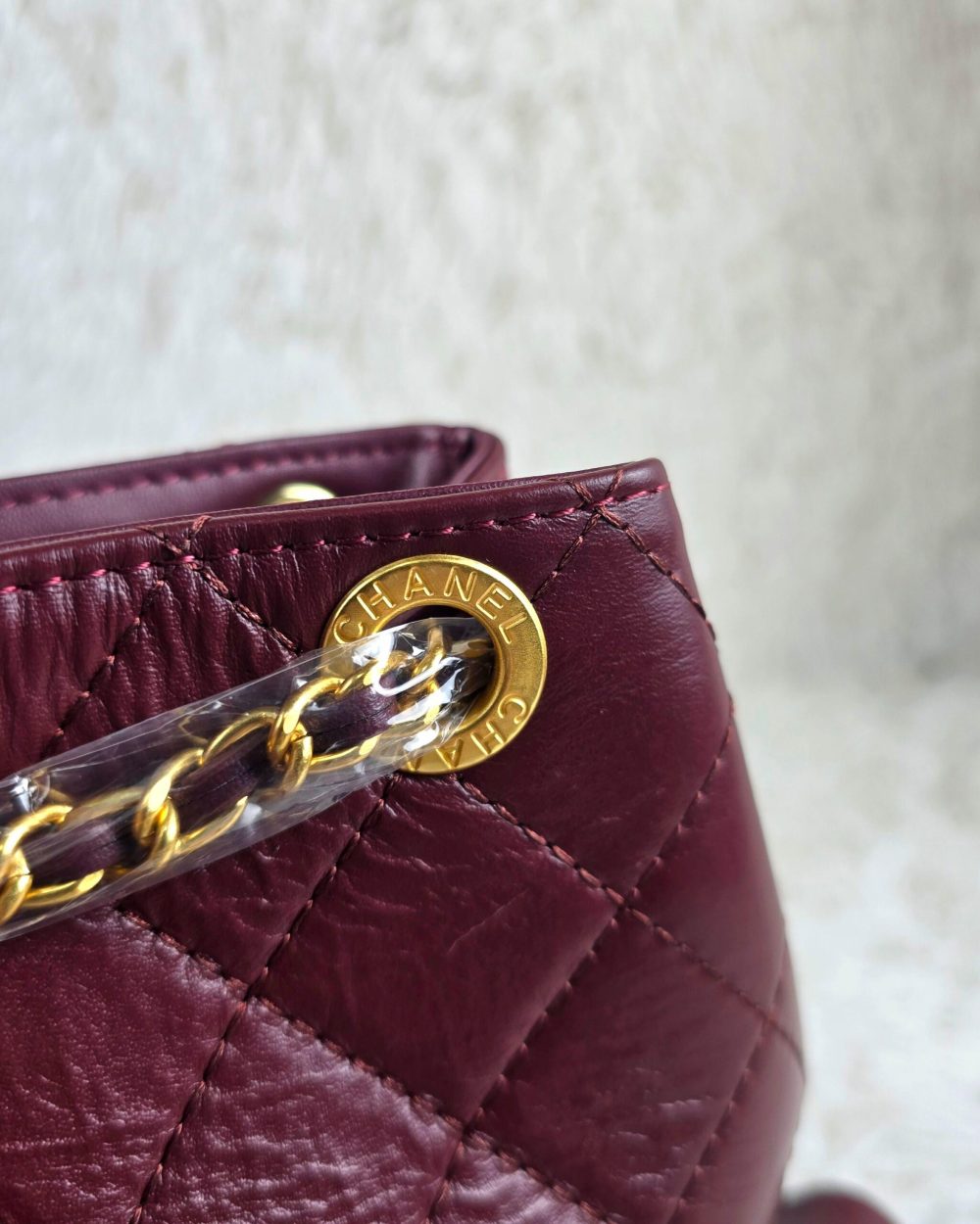 [REP 1:1] Chanel 25C Red Duma Bucket Backpack luxury Bag  For Women, Women's Bags 31cm