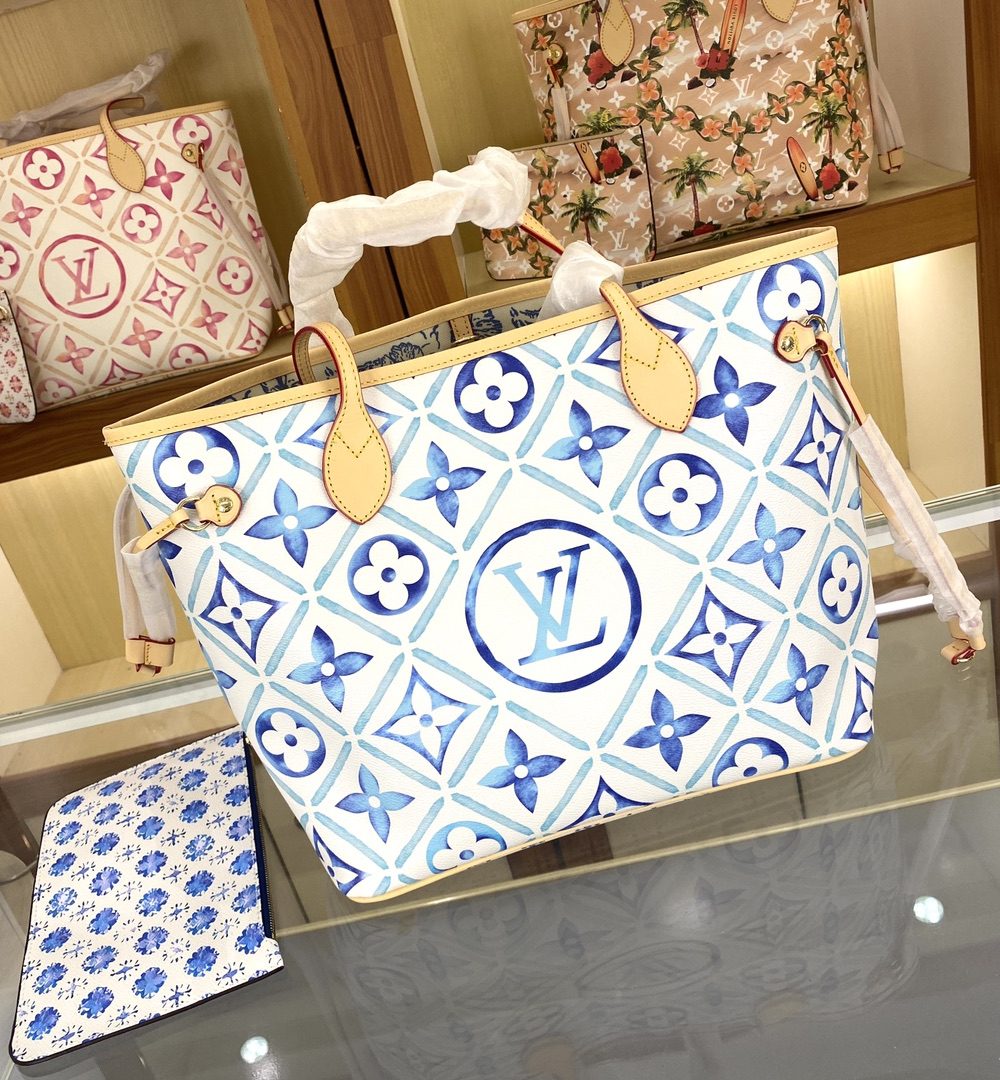 1:1 Replica Louis Vuitton LV Neverfull MM Autres Toiles Monogram 1 Luxury Bag For Women M11263 M25317 M45684 m45685 m40995 - 31 cm