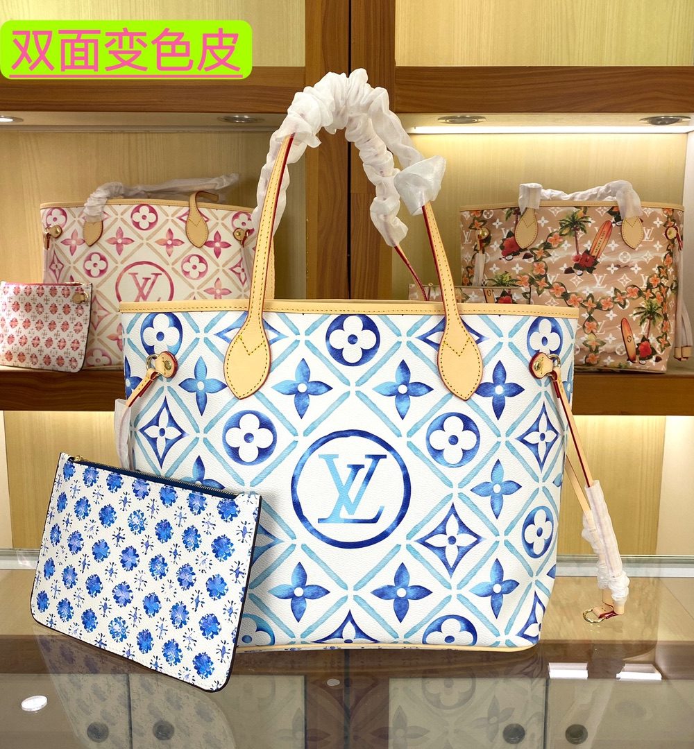 1:1 Replica Louis Vuitton LV Neverfull MM Autres Toiles Monogram 1 Luxury Bag For Women M11263 M25317 M45684 m45685 m40995 - 31 cm