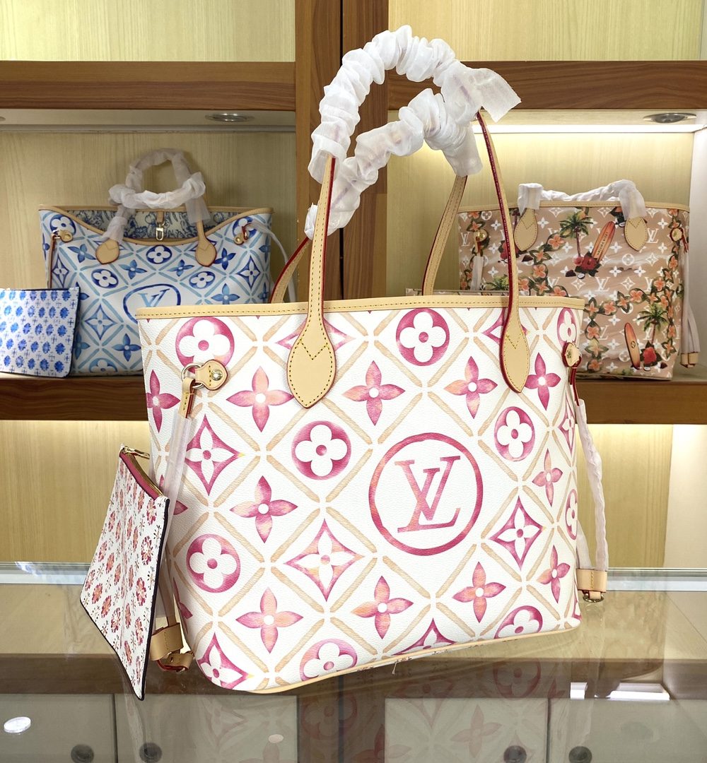 1:1 Replica Louis Vuitton LV Neverfull MM Autres Toiles Monogram 2 Luxury Bag For Women M11263 M25317 M45684 m45685 m40995 - 31 cm