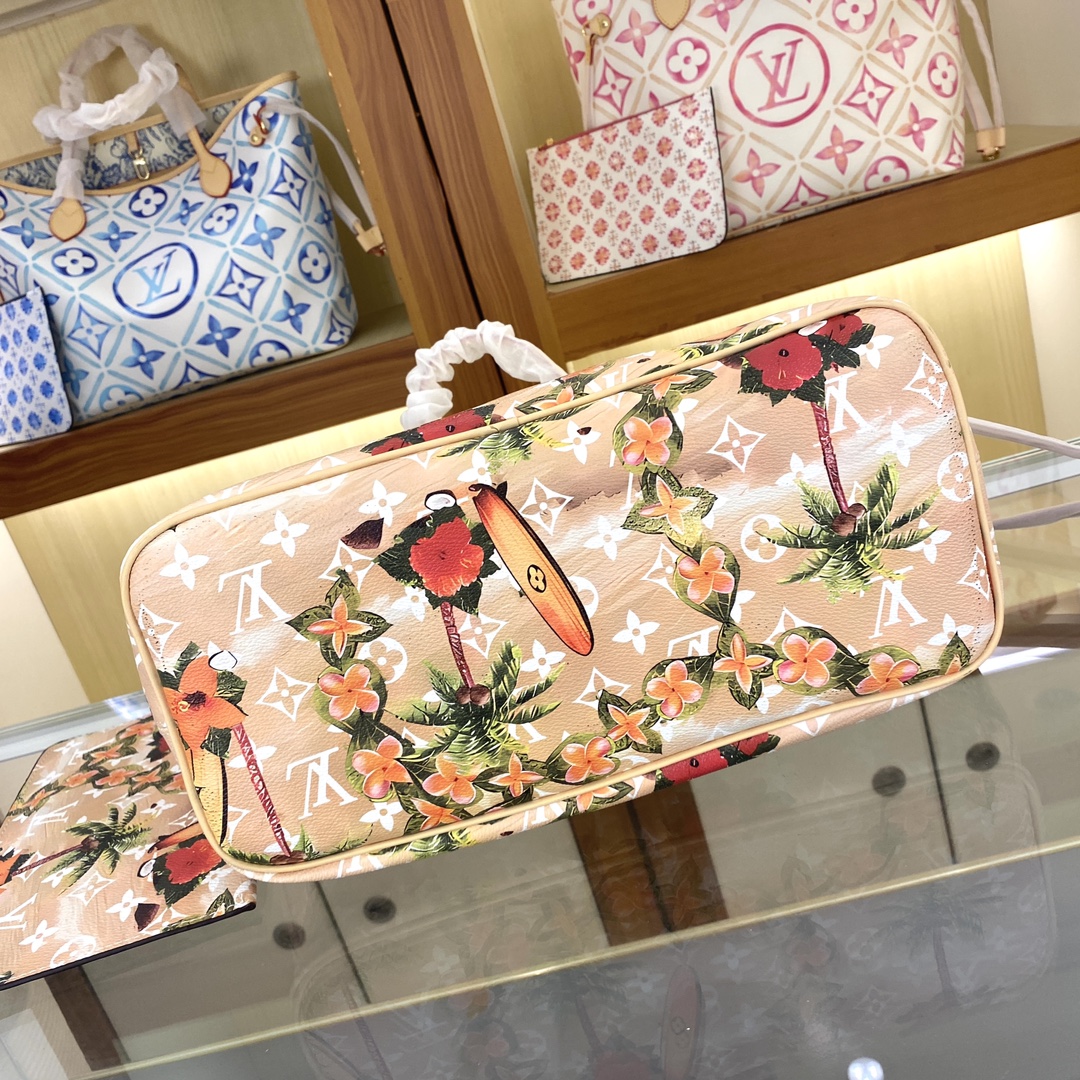 1:1 Replica Louis Vuitton LV Neverfull MM Autres Toiles Monogram 3 Luxury Bag For Women M11263 M25317 M45684 m45685 m40995 - 31 cm - Image 3