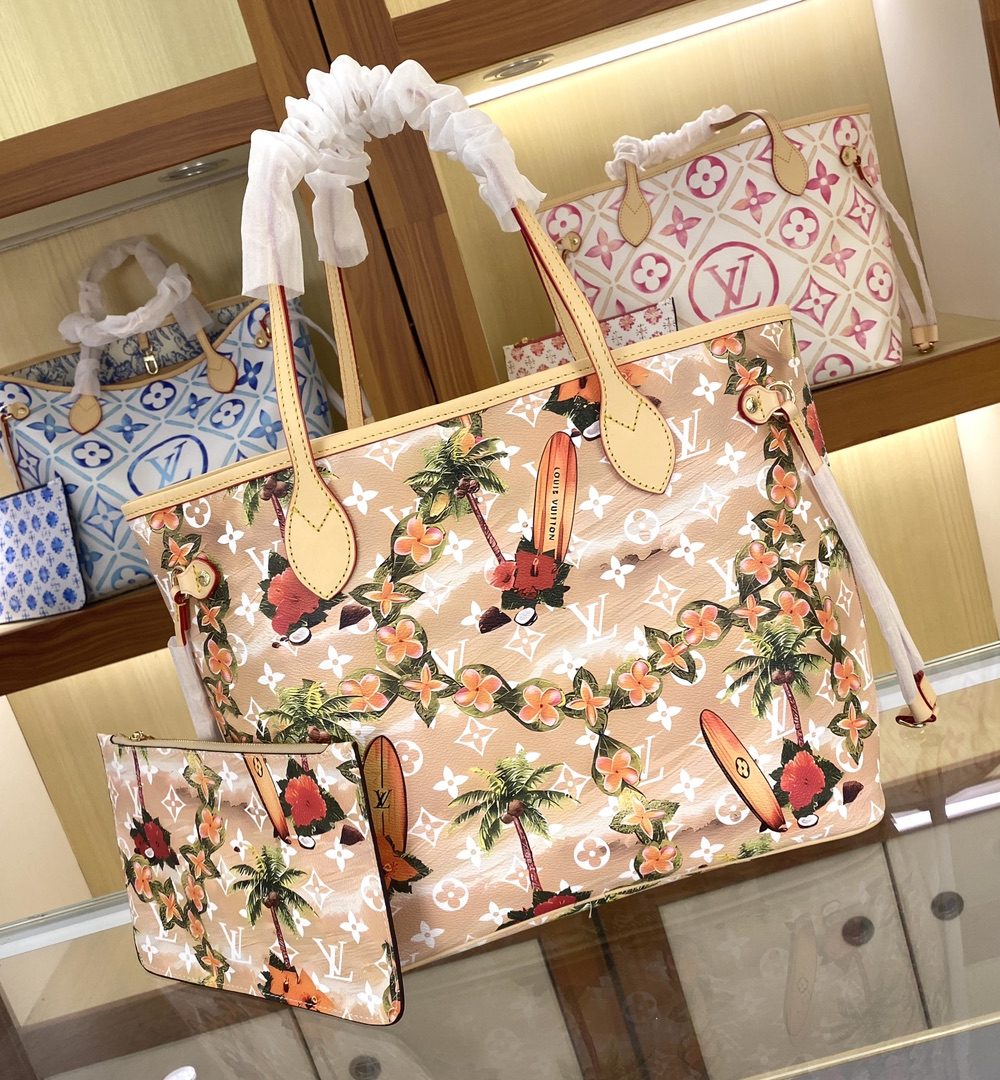 1:1 Replica Louis Vuitton LV Neverfull MM Autres Toiles Monogram 3 Luxury Bag For Women M11263 M25317 M45684 m45685 m40995 - 31 cm