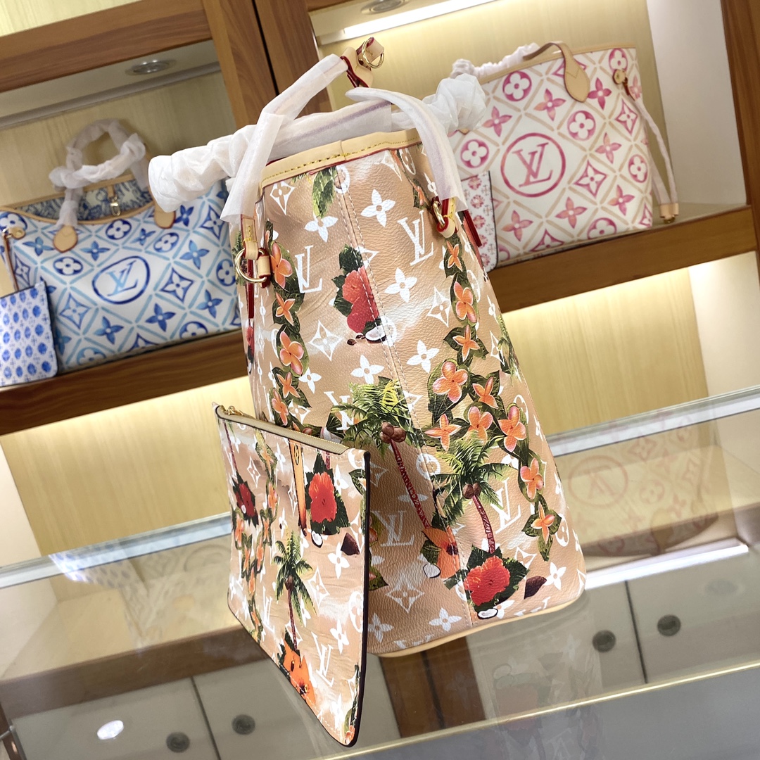 1:1 Replica Louis Vuitton LV Neverfull MM Autres Toiles Monogram 3 Luxury Bag For Women M11263 M25317 M45684 m45685 m40995 - 31 cm - Image 5