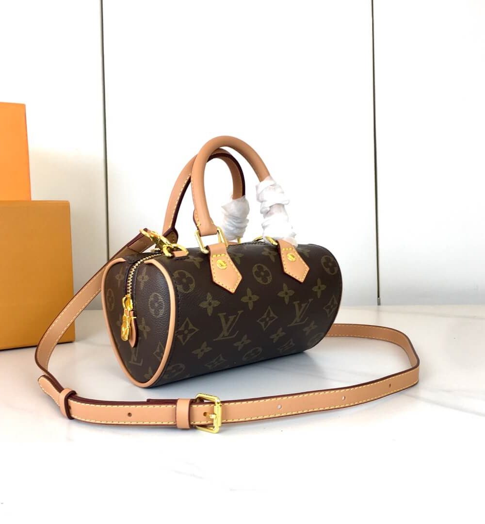 1:1 Replica Louis Vuitton LV Nano Speedy Dating Monogram Luxury Bag For Women M13226 - 18 cm