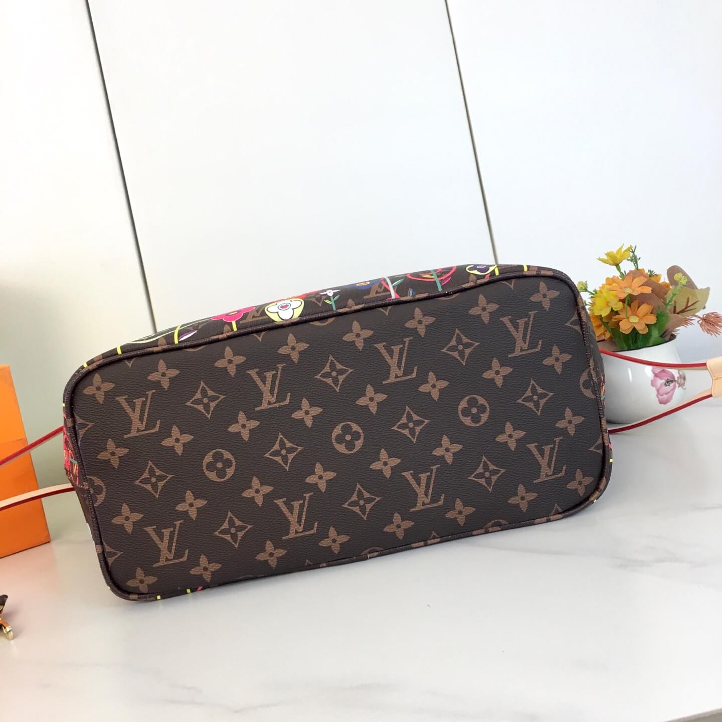 1:1 Replica Louis Vuitton LV X TM Neverfull MM Monogram Luxury Bag For Women M13271 - 32 cm - Image 5